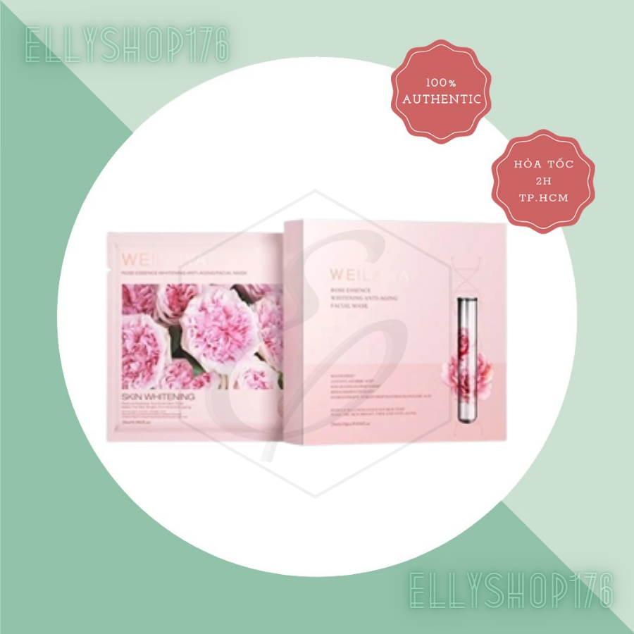 Giới thiệu Mặt Nạ Trắng Da Weilaiya Skin Whitening Từ Hồng Vạn Cánh